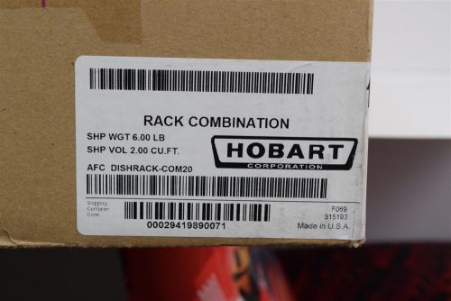 NEW Hobart DISHRAK-COM20 492-189 Dishwasher Dish Rack 20&#034;x20&#034; Combination