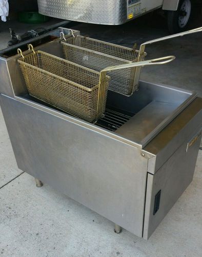 counter top deep fryer gas 35 lb