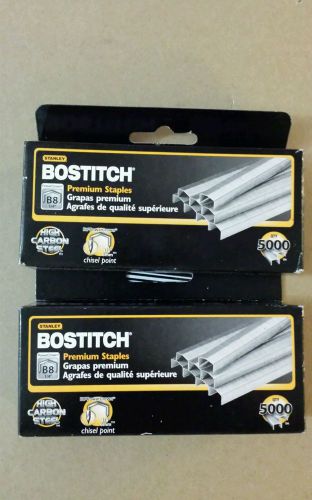 2 Boxes of Stanley  Bositch Premium  Staples