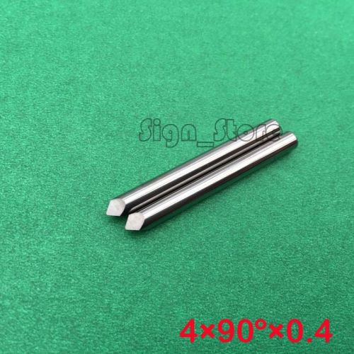 10pcs Three Face CNC Router Engraving Copper Aluminum Stone Bits 4mm x90°x0.4