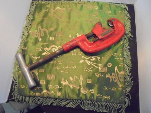 Ridgid no. 2a no. 1-2 pipe cutter 1/8-2&#034; heavy made in usa plumbing contractor for sale