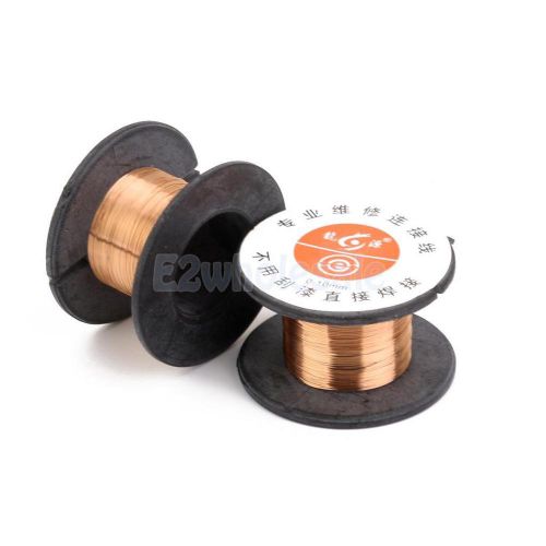 2pcs Fly Line Reel Wire Maintenance Welding Copper Enamelled Soldering 0.1mm