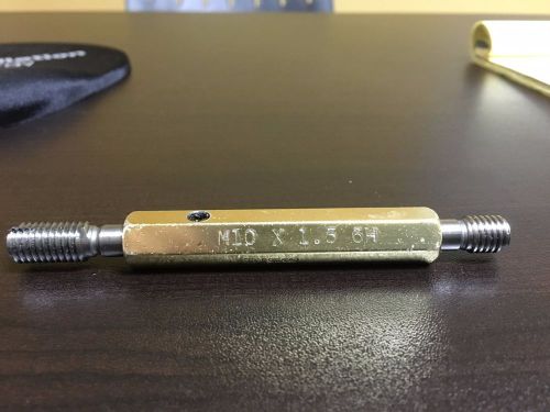 M10 x 1.5- 6h threaded go/nogo plug gage go pd 9.026 nogo pd 9.206 for sale