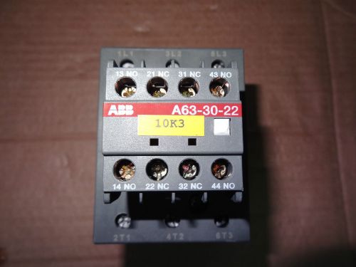 ABB CONTACTOR  A63-30-22