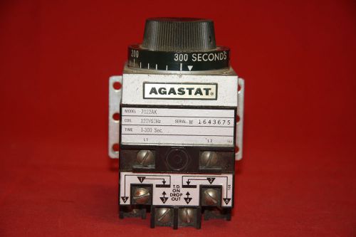 Agastat - 7022ak 1-300 sec timer , s/n w1643675 for sale