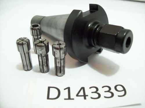 DA300 NMTB 30 QUICK CHANGE COLLET CHUCK W/ FOUR FREE DA 300 COLLETS LOT D14339