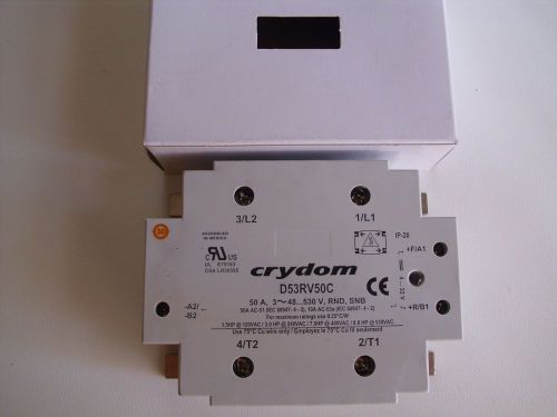 D53RV50C  CRYDOM   RELAY SSR IP20 50 bis 3phas PNL MNT