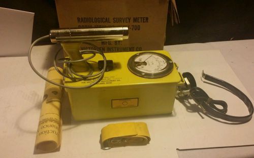 CDV-700 Model No 6B Geiger Counter Civil Defense Radiation, works!