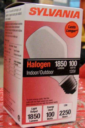 SYLVANIA 100 WATT HALOGEN INDOOR/OUTDOOR LIGHT BULBS (12 EACH)