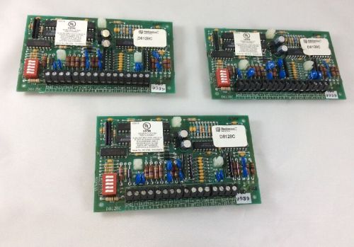 LOT 3X RADIONICS D8128C 8 ZONE EXPANSION MODULE CARD ALARM SYSTEM BOARD