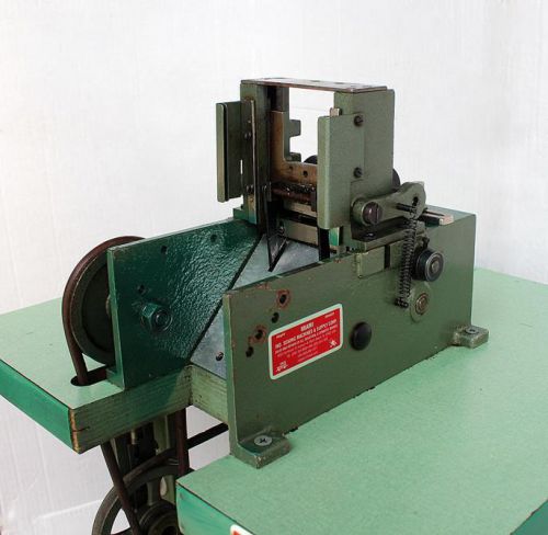 KANSAI SPECIAL BK-10 Strip Cutter Belt Loop Cutting Machine Table and Motor 110V