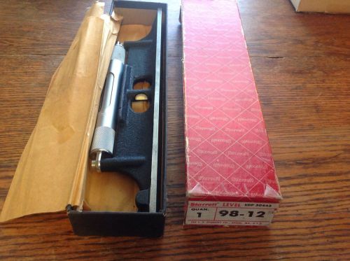 Starrett Level 98-12 Edp  50443 Inspection Machinist Tool Precision