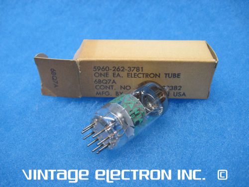 NOS 6BQ7A (6BQ7 6BZ7) Vacuum Tubes - SYLVANIA - USA - 1965 (TESTED)