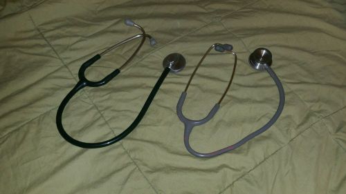 2 Two LITTMANN 3M STETHOSCOPE BOTH WORK GREAT