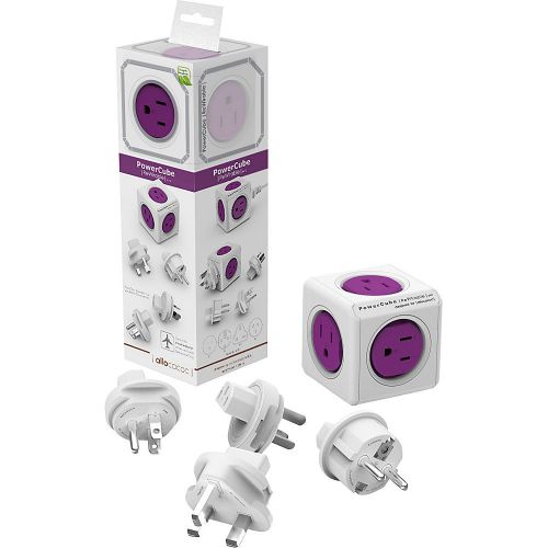 PowerCube Rewireable Cable and Adapter - Orchid Purple Electronic NEW