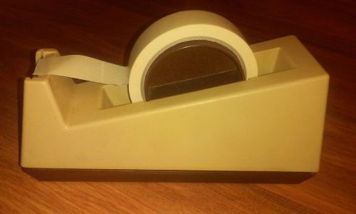 Grip-A-Tab Tape Dispenser G-25 Type 28000 Beige Great display or Prop