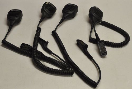 Lot of 4  - MOTOROLA  IMPRES PMMN405 Noise-Canceling Speaker Microphone&#039;s