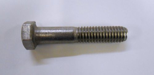 3/8&#034; x 2&#034; STAINLESS STEEL HEX BOLT, LOT OF 20