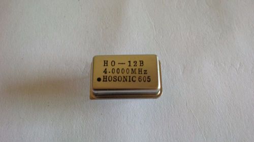 10pcs- HO-12B 4.0000MHZ ,MFR= Hosonic, Clock Oscillators,HCMOS Compatible, 4MHZ