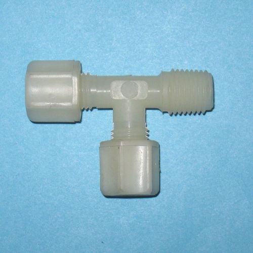 Jaco fitting 1/4&#034; tube x 1/4&#034; npt nylon male run tee 75-4-4-n-sg 17pcs for sale