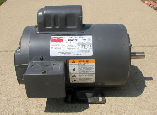 New dayton capacitor start motor 2hp 3450 rpm 115/230v 1-ph 6k652e free shipping for sale