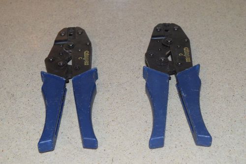 CRIMPEX C RATCHETING CRIMPERS - LOT OF 2