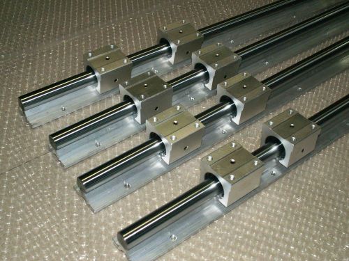 SBR20/30-1500mm LINEAR SLIDE GUIDE SHAFT 8 RAIL+16 SBR20/30UU BEARING BLOCK CNC