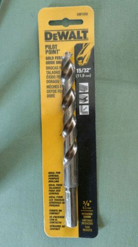 DeWalt DW1930 15/32&#034; Pilot Point Drill Bit