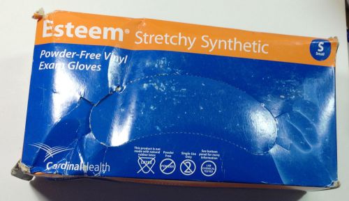 Esteem Vinyl Powder-Free Examination Gloves 88818 Small 2 Boxes of 100