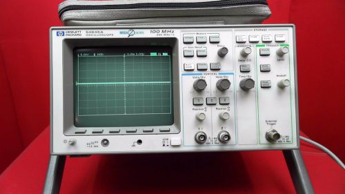 HP / Agilent 54645A 2-channel 100 MHz Oscilloscope (POWERED ON) Packard 54645 A