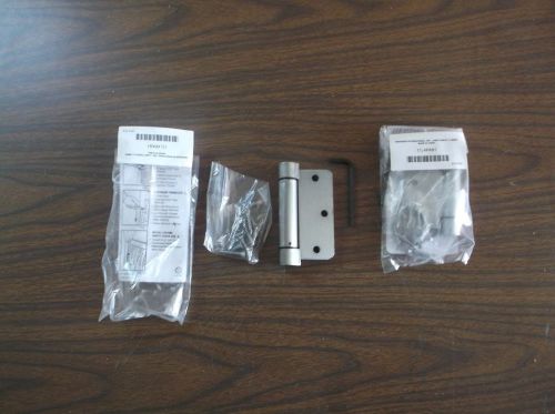 NEW 4PA91 Spring Hinge, Steel, 3-1/2 In H, 3-1/2 In W Pk2 (A4T)