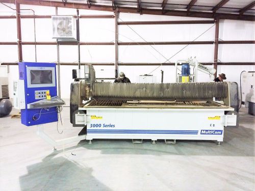 Multicam 3000 series cnc waterjet (2011) for sale