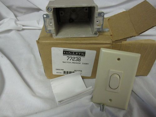 Da-Lite Dalite 77238 Ivory Rocker Switch for Electric Screens