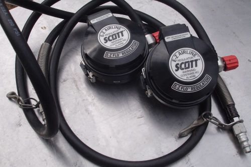 Pair of Scott E-Z FLO Airline Regulator Assemblys