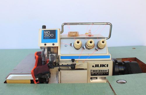 Juki mo-2504 overlock serger 1-needle 3-thread as industrial sewing machine 220v for sale