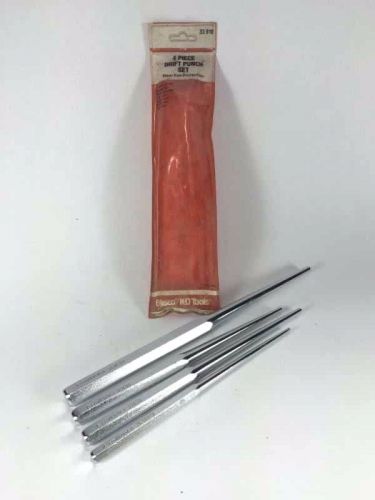 Vintage EASCO 4 Piece Drift Punch Set 33910 KD Tools USA Pc Mechanic Machinist