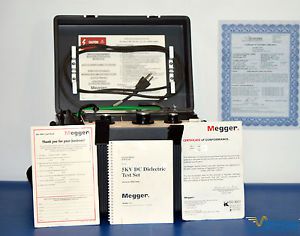 Megger Biddle 220005 5kV 5000V Hipot Dielectric Strength Tester NIST CALIBRATED