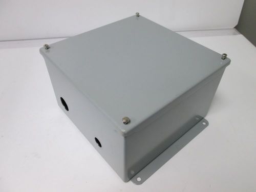 Hoffman A-10106SC Electrical Enclosure, Dimensions: 10&#034; x 10&#034; x 6&#034;, *4x Holes*