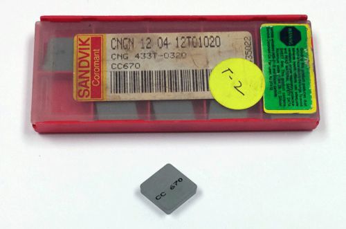 CNG 433T-0320 CC670 SANDVIK COROMANT (10 INSERTS) CNGN 12 04 12T01020