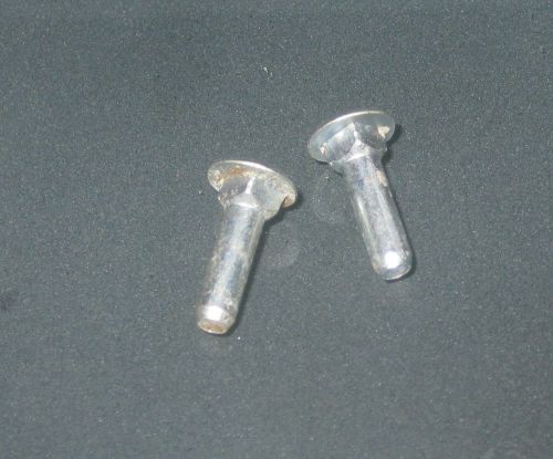 Surplus steel shoulder rivets 5/32&#034; x 1/2&#034; square step brazier head hvac? for sale