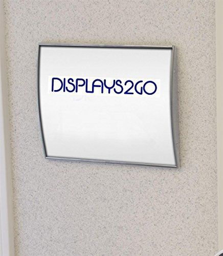 Displays2go set of 2, door sign with non-glare lens for displaying 8 1/2 x 11 for sale