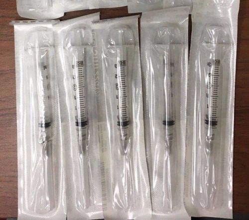5 nip 3ml / 3cc syringe with detachable needle luer lock 22ga x 1 1/2 inch for sale