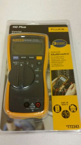 Fluke 110 Plus Essential Multi-Meter. True-RMS #772343 Model 4500977 (M)