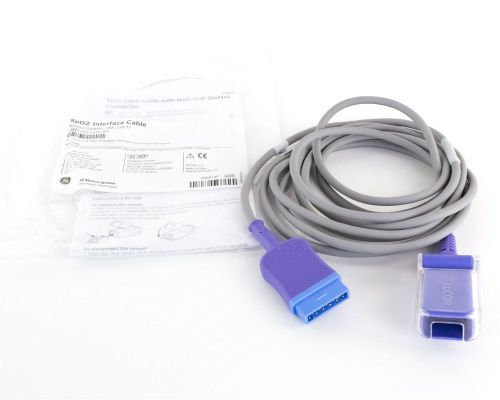 GE Marquette Nellcor OxiMax SpO2 10&#039; Interface Extension Cable DB9 to 11 Pin New