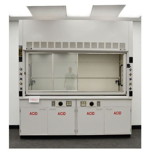 8&#039;  Hamilton Safeaire Laboratory Chemical Enclosure Fume Hood (H0037) (3)