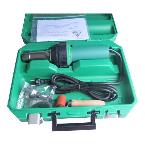 110v 1600w affordable easy grip plastic hot air welding gun +2 nozzles for sale