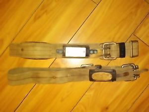 TWO IRONWORKER QUICK RELEASE BRIDGE BELTS