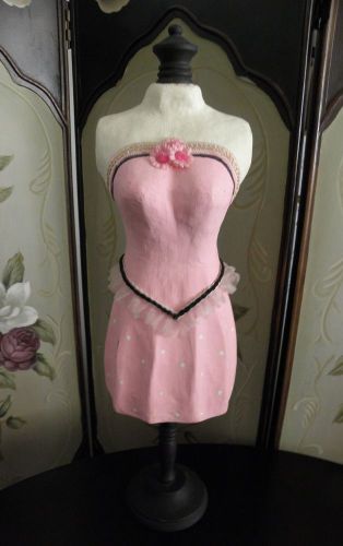 Vintage table top mannequin dress form jewelry display hat stand for sale