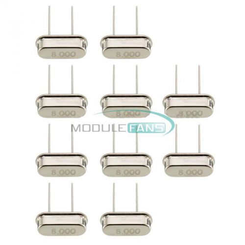 50PCS 8.000MHZ 8MHZ 8 MHZ 8M HZ Crystal Oscillator HC-49S MF