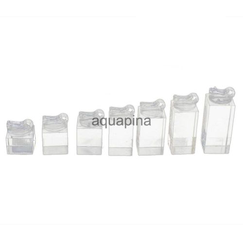 7pcs Retail Acrylic Ring Jewelry Display Stand Holder Show Rack ORGANIZER